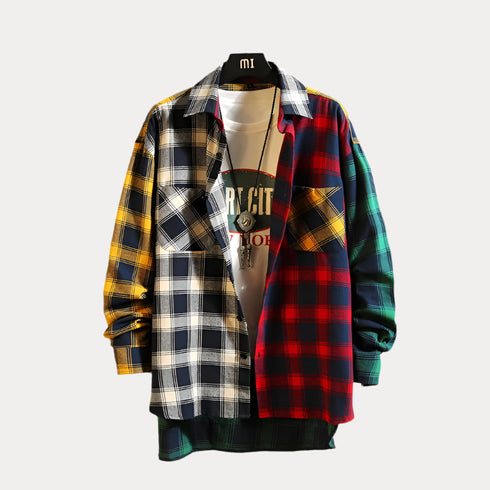 Men Plaid Shirt